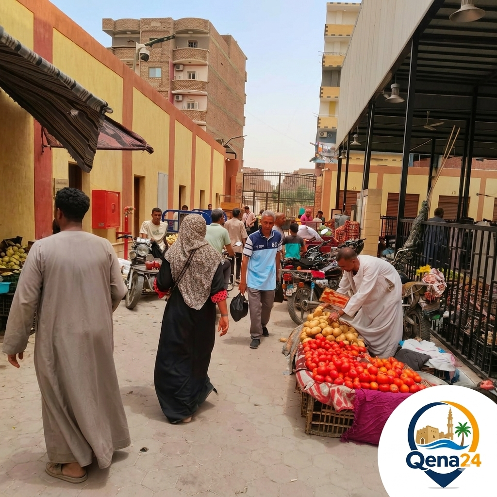 سوق نجع حمادي الجديد يري النور ويشهد إقبال متزايد